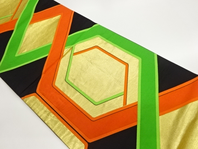 JAPANESE FUKURO OBI / WOVEN RHOMBUS
